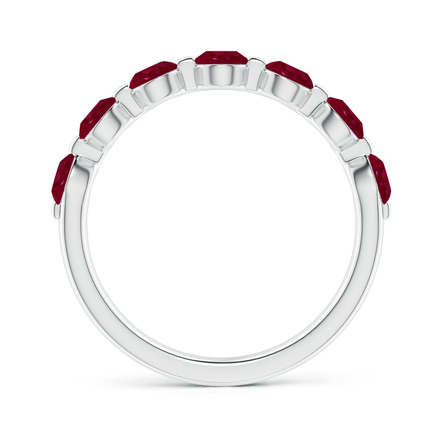 A - Ruby / 1.75 CT / 14 KT White Gold