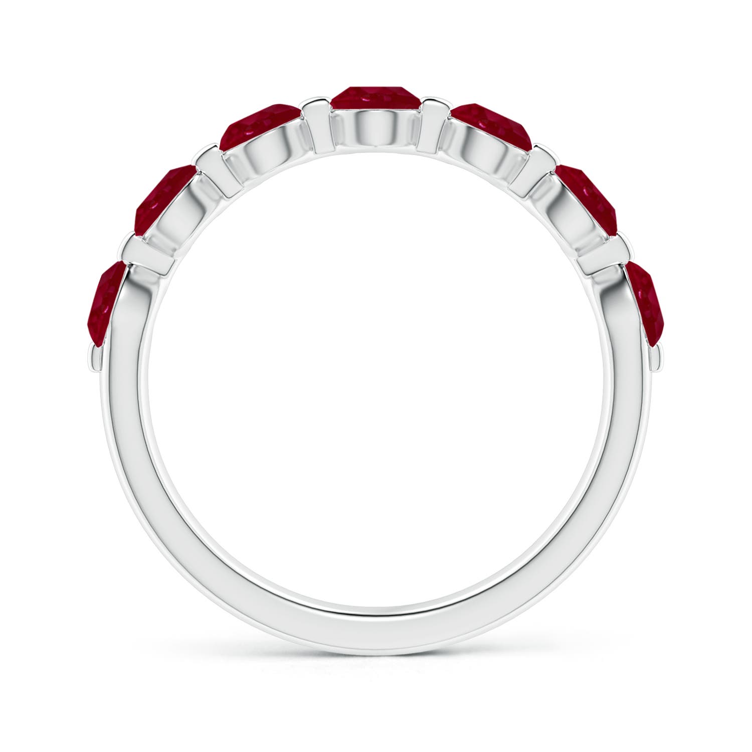 AA - Ruby / 1.75 CT / 14 KT White Gold