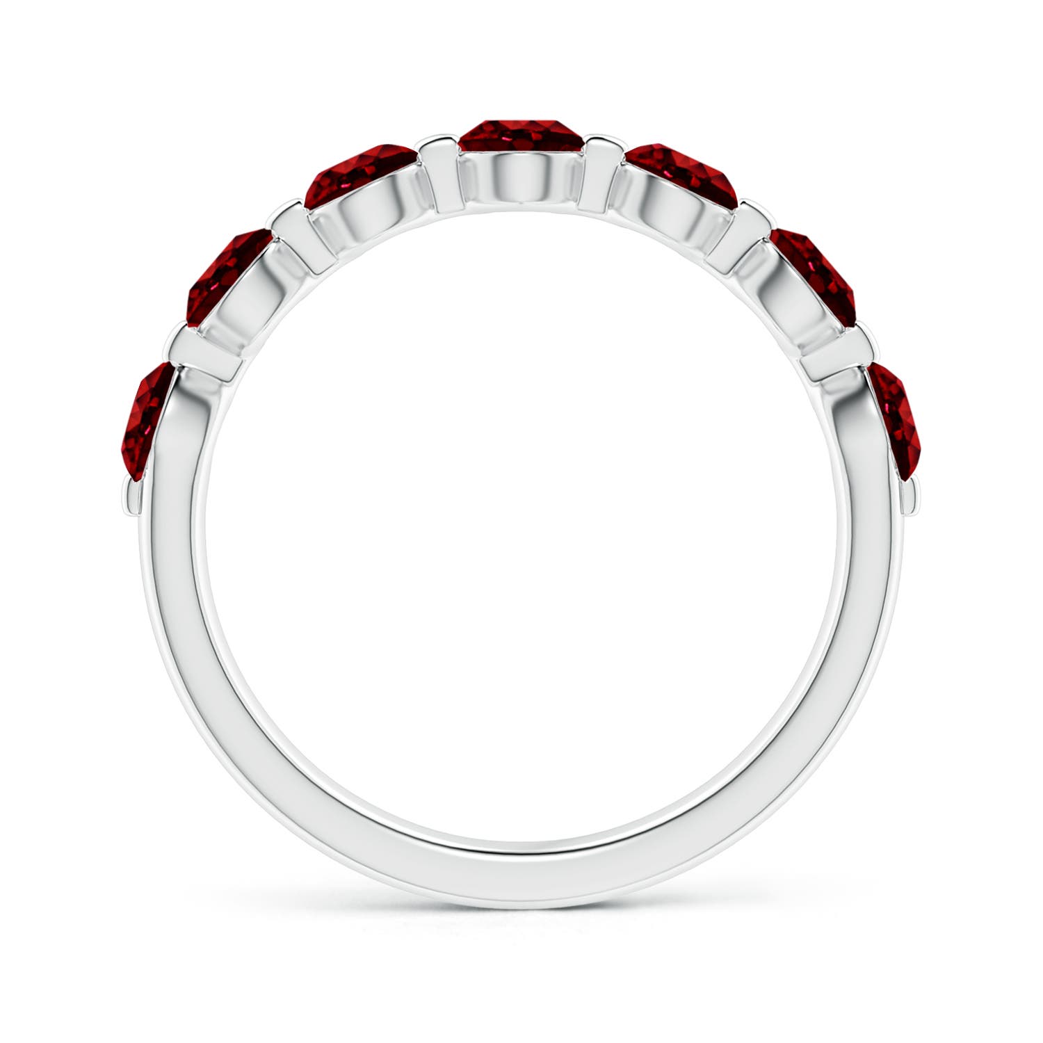 AAAA - Ruby / 1.75 CT / 14 KT White Gold