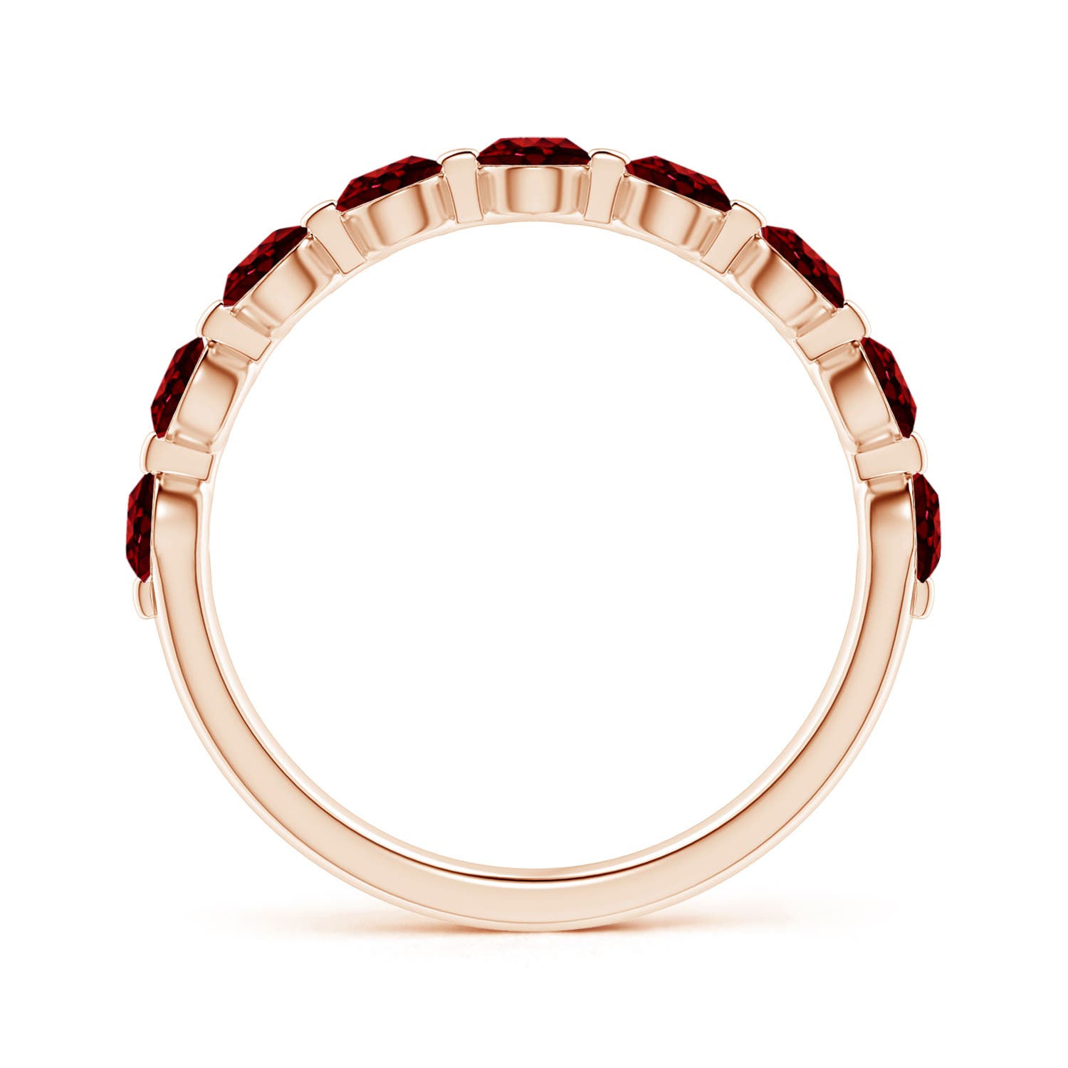 AAAA - Ruby / 1.35 CT / 14 KT Rose Gold