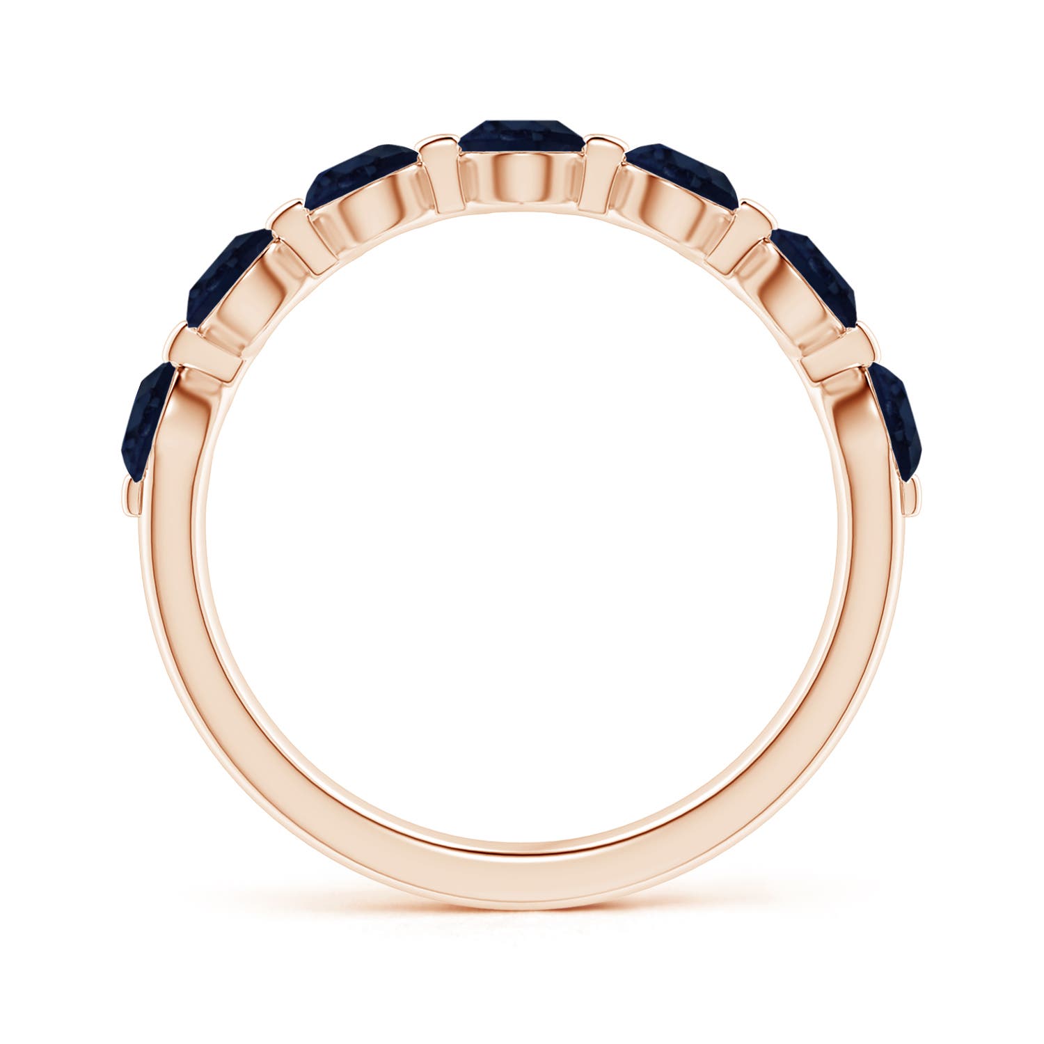 A - Blue Sapphire / 1.61 CT / 14 KT Rose Gold