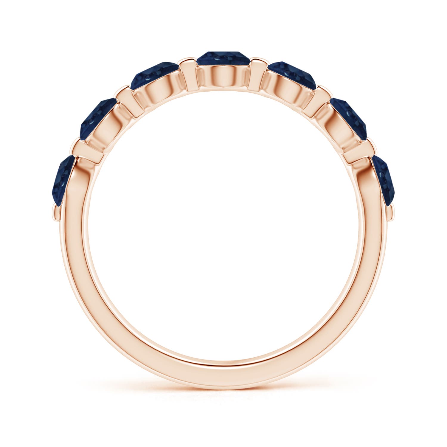 AA - Blue Sapphire / 1.61 CT / 14 KT Rose Gold