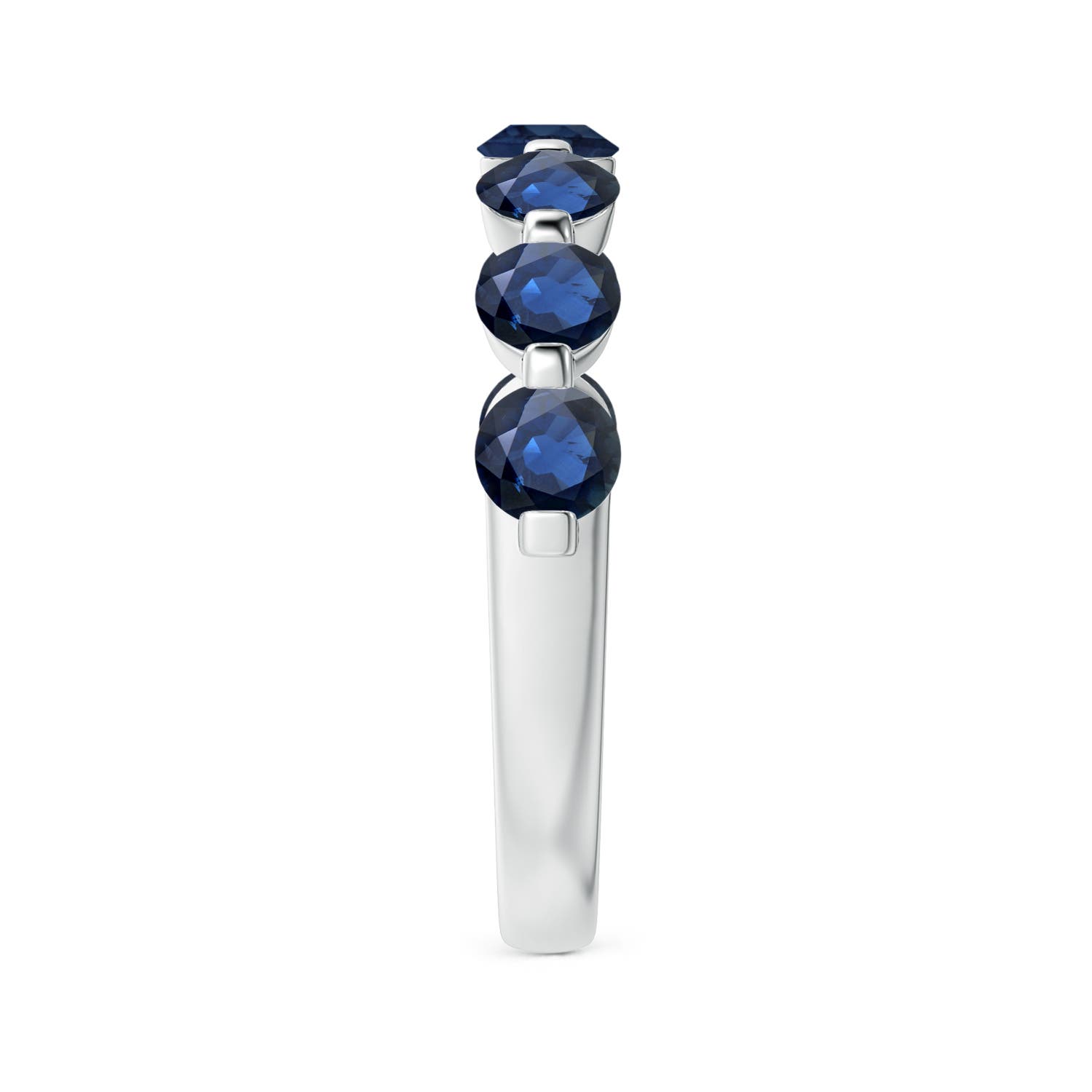 AA - Blue Sapphire / 1.61 CT / 14 KT White Gold