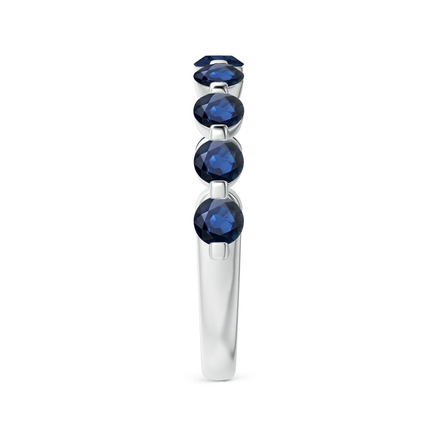 AA - Blue Sapphire / 1.26 CT / 14 KT White Gold