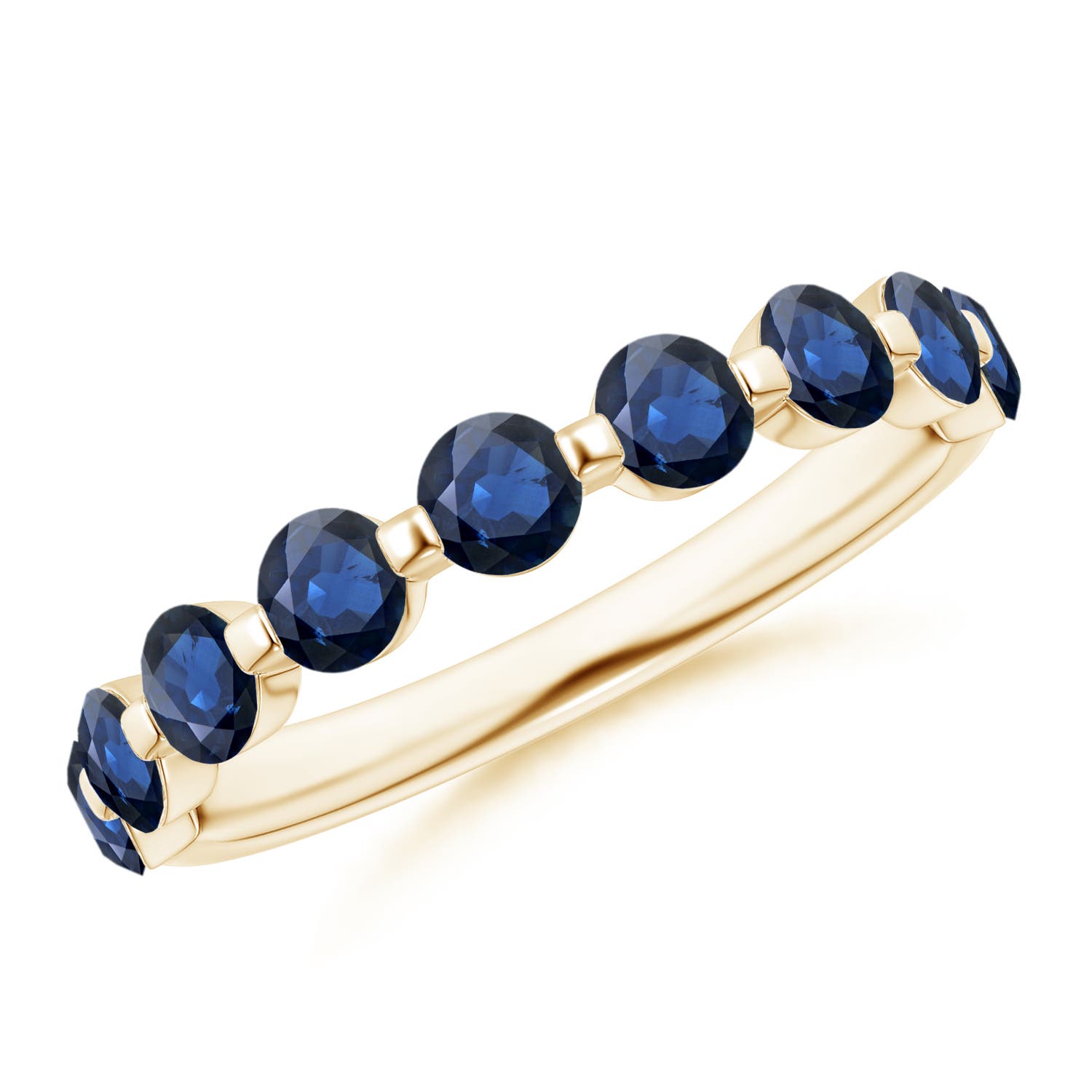 AA - Blue Sapphire / 1.26 CT / 14 KT Yellow Gold