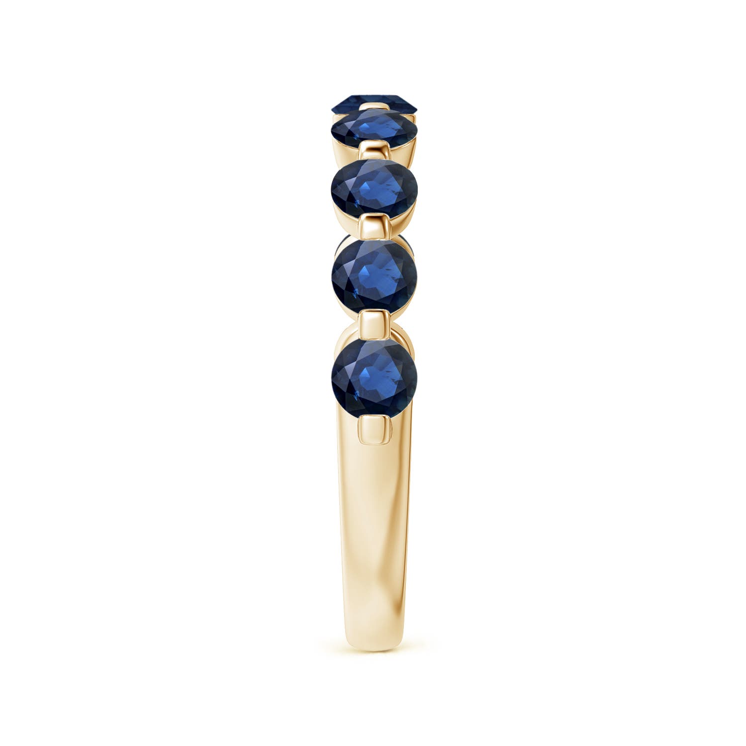 AA - Blue Sapphire / 1.26 CT / 14 KT Yellow Gold