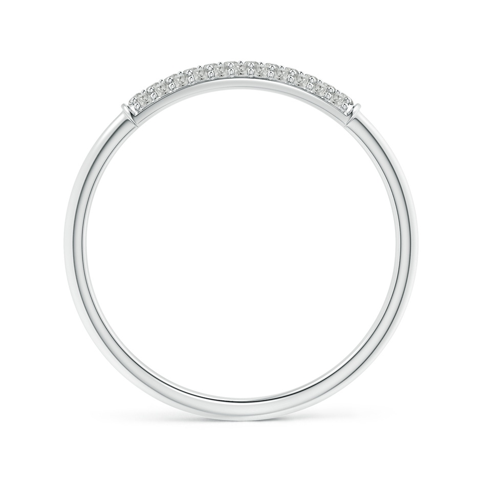 1mm KI3 Triple Row Diamond Dome Wedding Band in P950 Platinum side-1