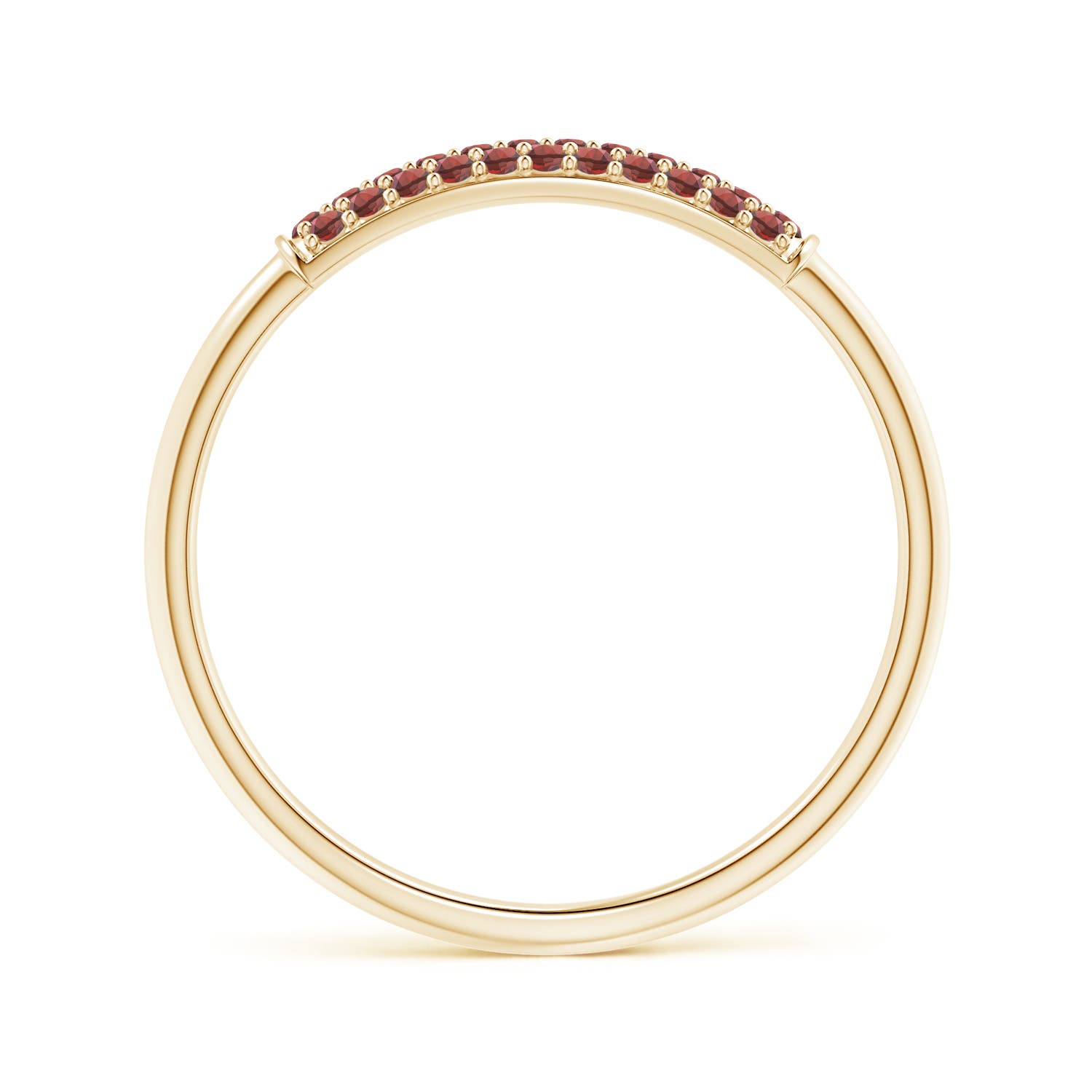 AAA - Garnet / 0.17 CT / 14 KT Yellow Gold