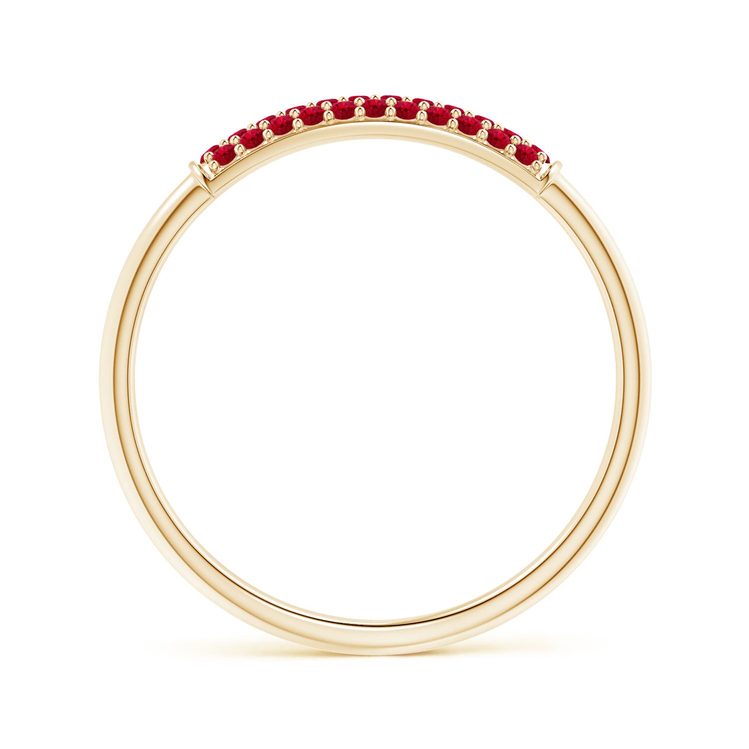 AAA - Ruby / 0.17 CT / 14 KT Yellow Gold