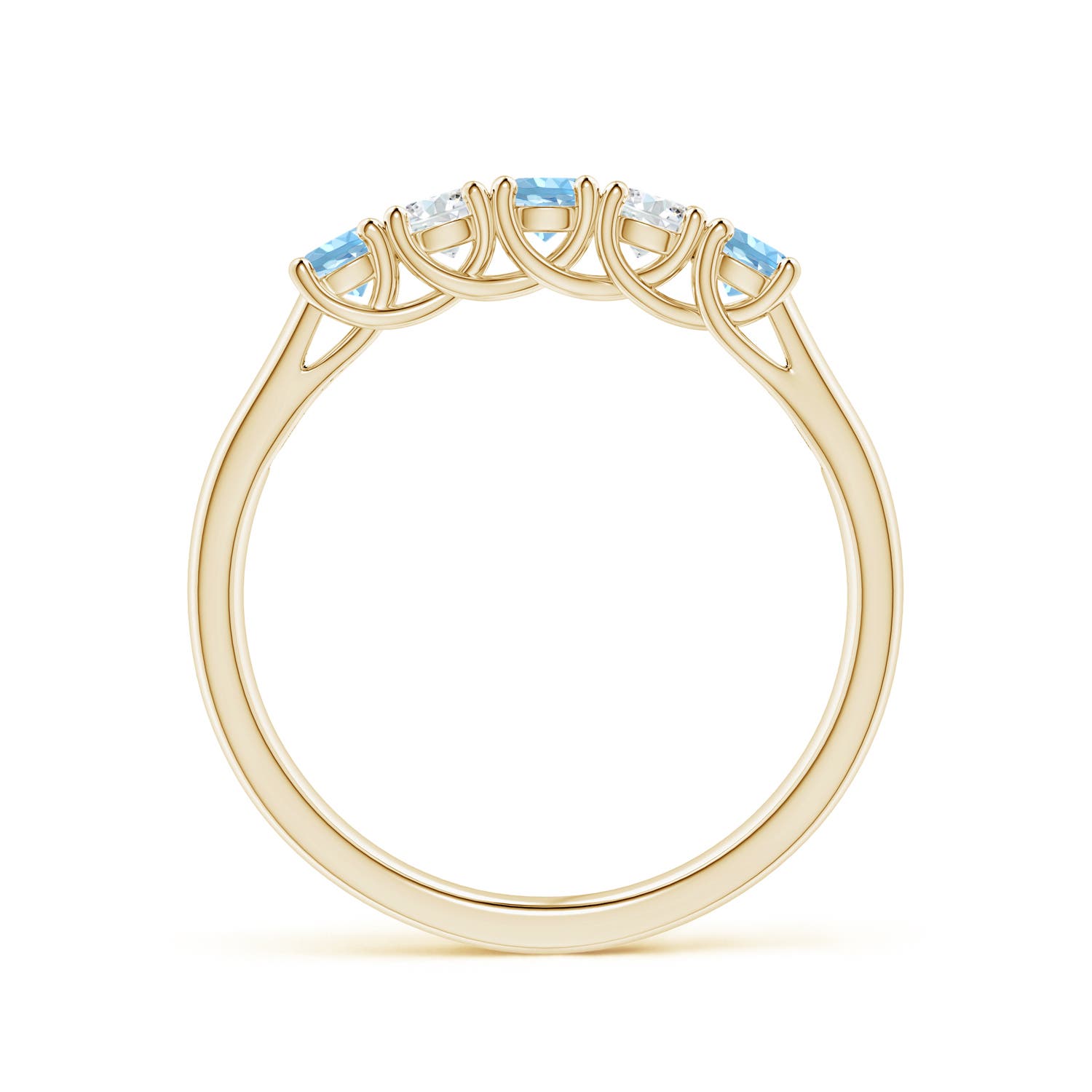 AAAA - Aquamarine / 0.41 CT / 14 KT Yellow Gold