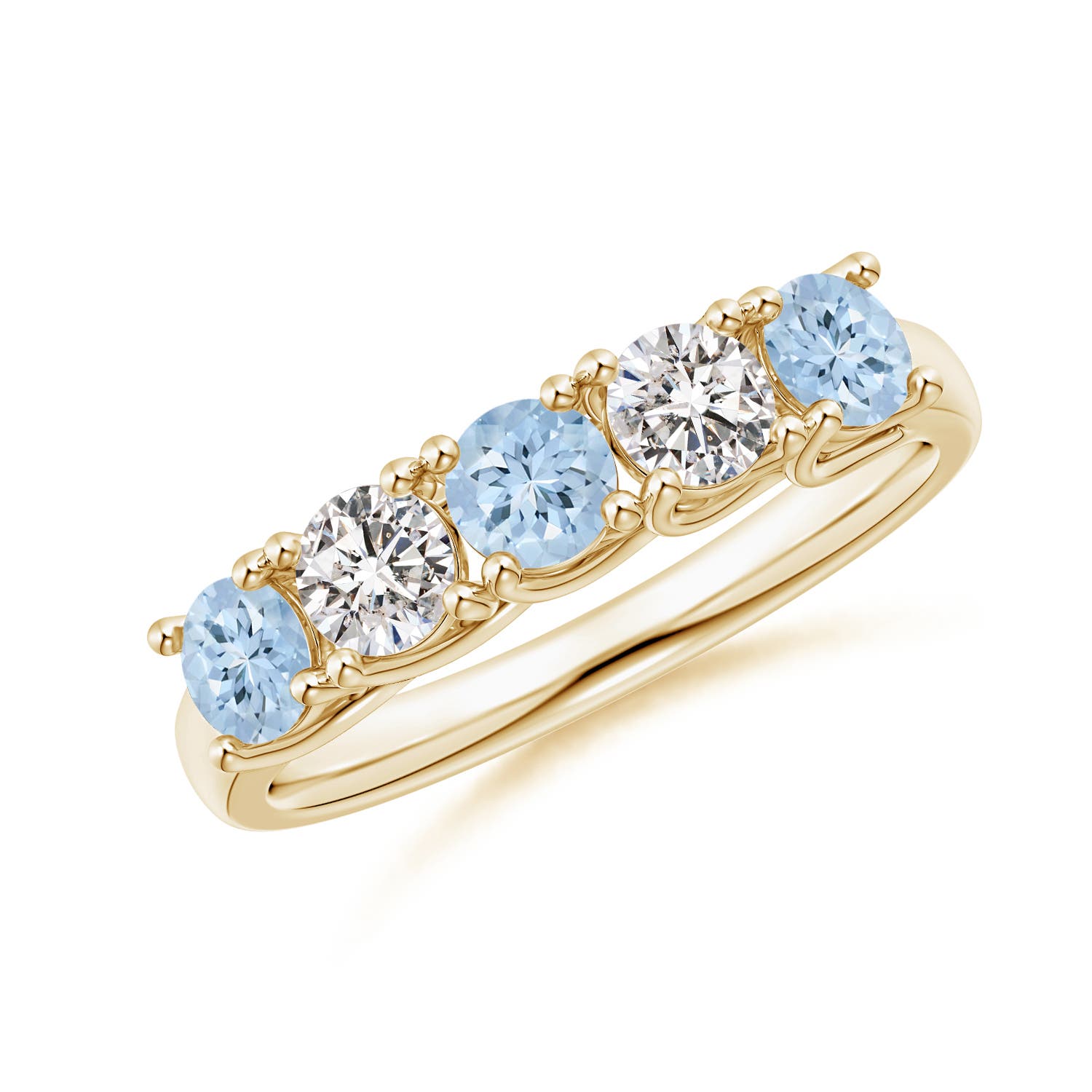 AA - Aquamarine / 0.94 CT / 14 KT Yellow Gold