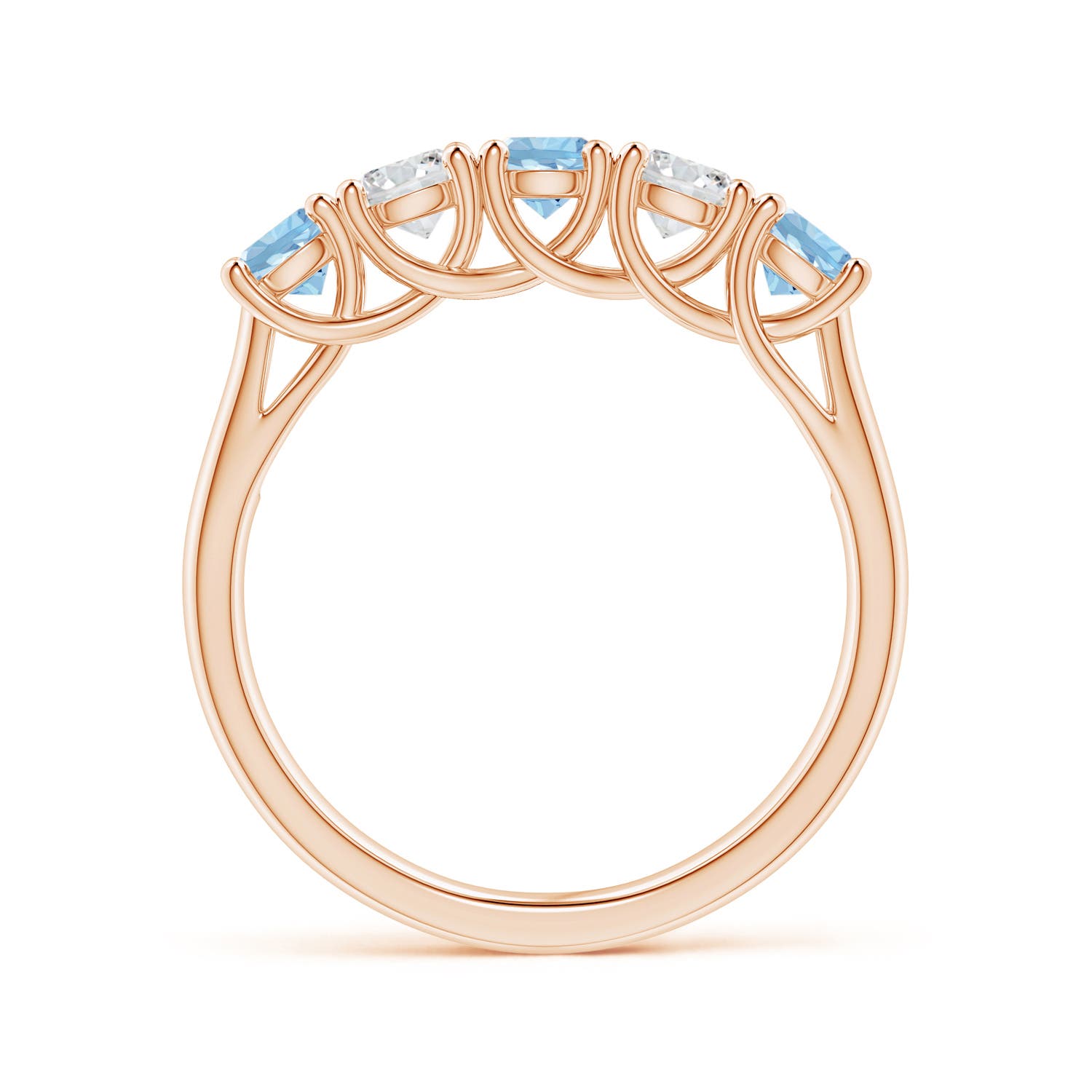 AAA - Aquamarine / 0.94 CT / 14 KT Rose Gold