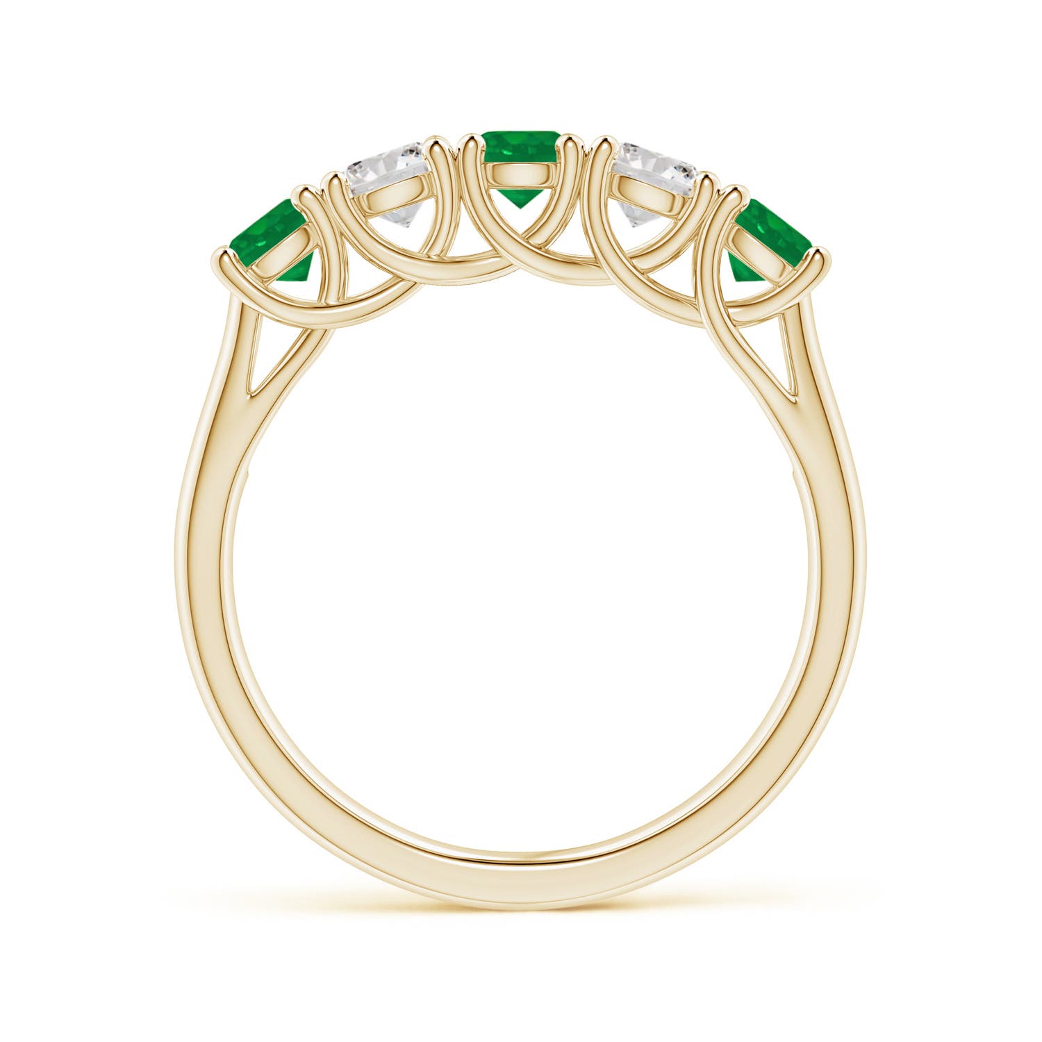 AA - Emerald / 1 CT / 14 KT Yellow Gold