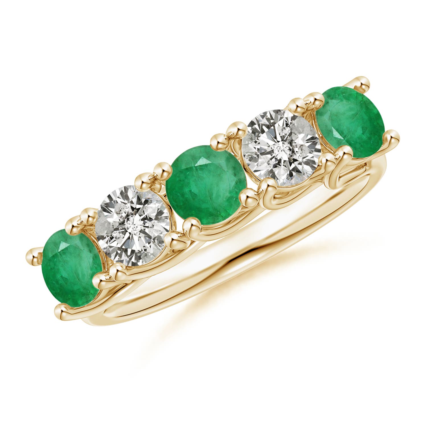 A - Emerald / 1.69 CT / 14 KT Yellow Gold