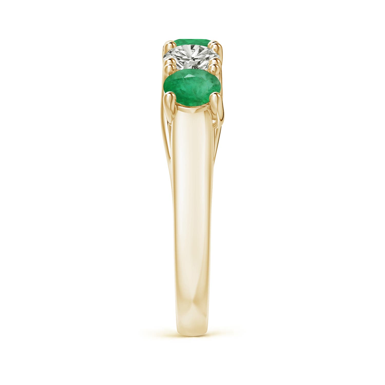 A - Emerald / 1.69 CT / 14 KT Yellow Gold