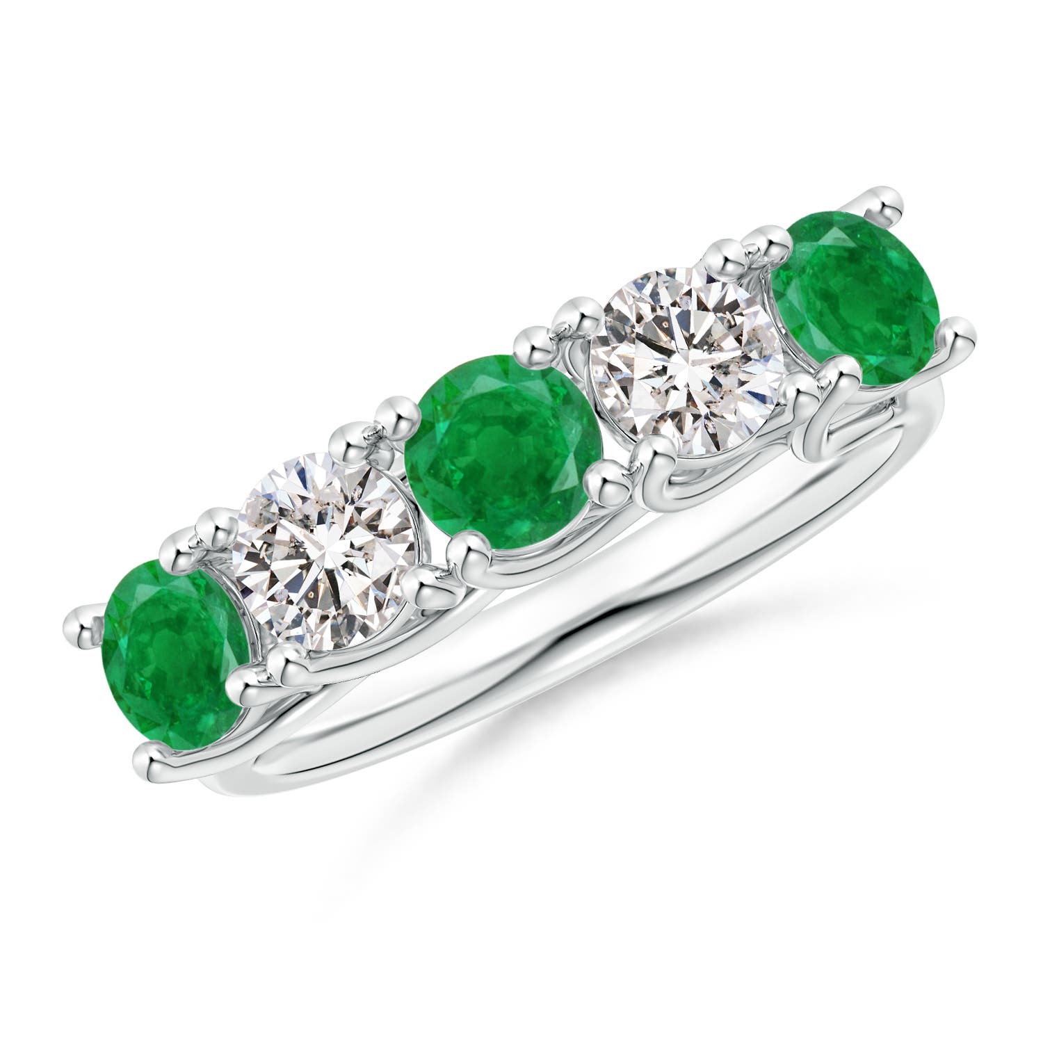 AA - Emerald / 1.69 CT / 14 KT White Gold