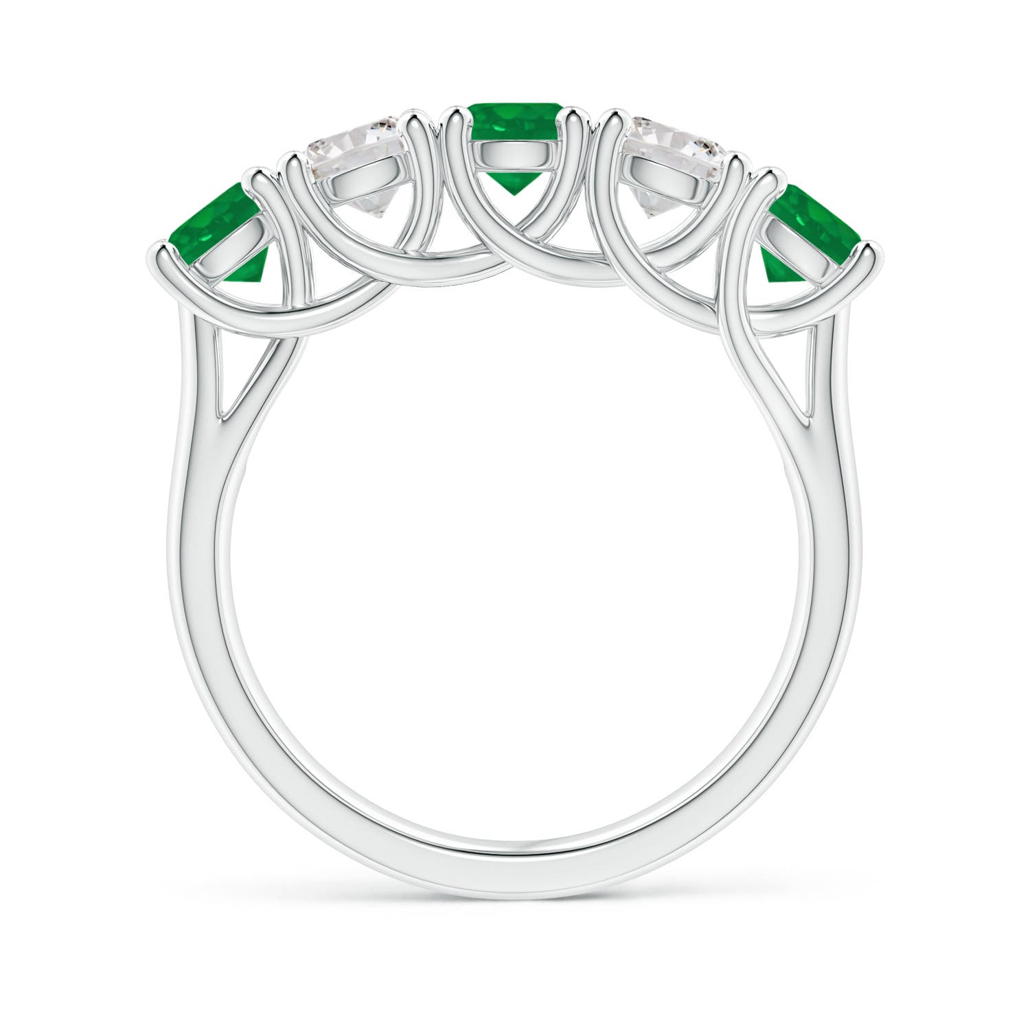 AA - Emerald / 1.69 CT / 14 KT White Gold