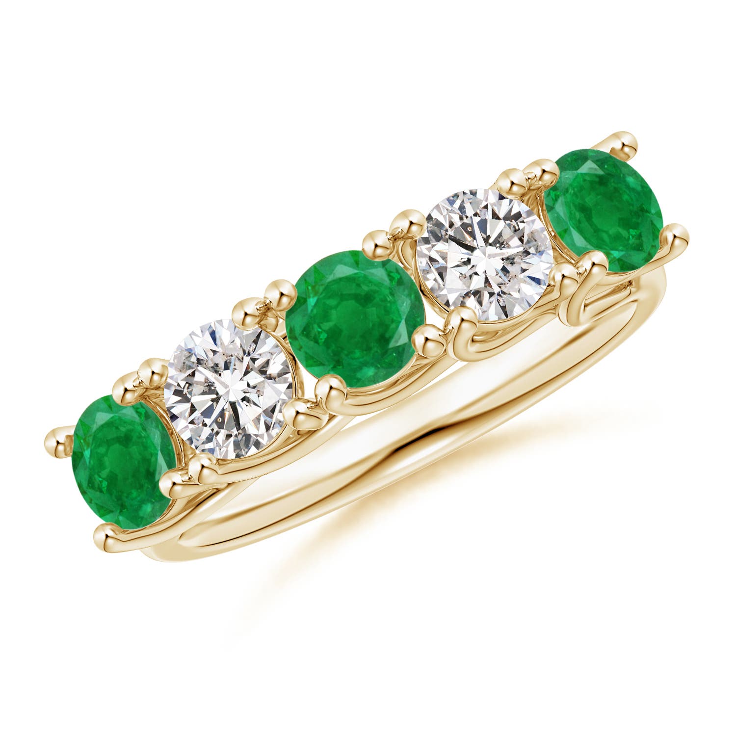 AA - Emerald / 1.69 CT / 14 KT Yellow Gold