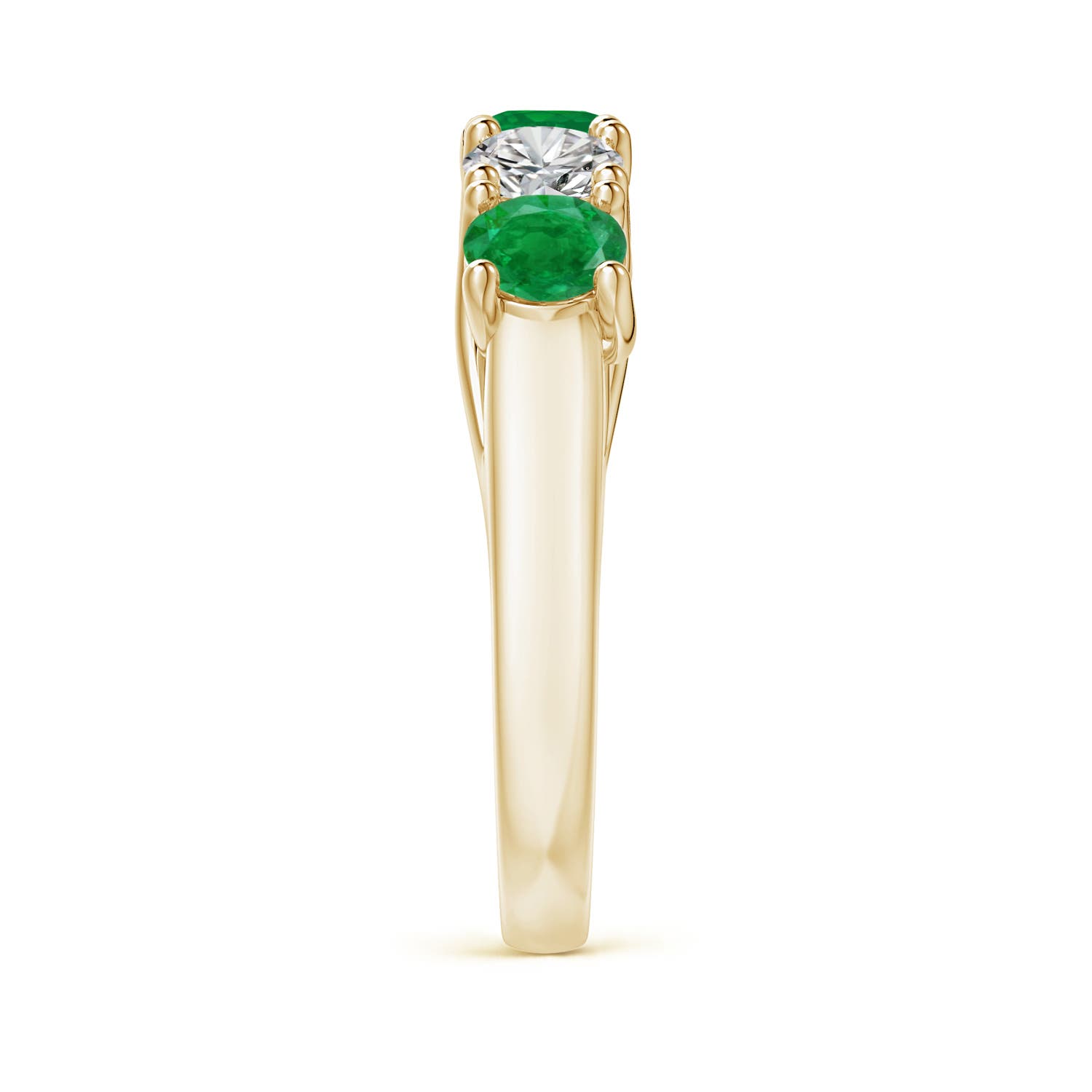 AA - Emerald / 1.69 CT / 14 KT Yellow Gold