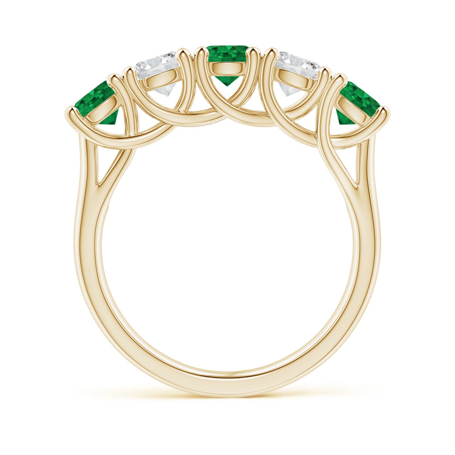 AAA - Emerald / 1.69 CT / 14 KT Yellow Gold