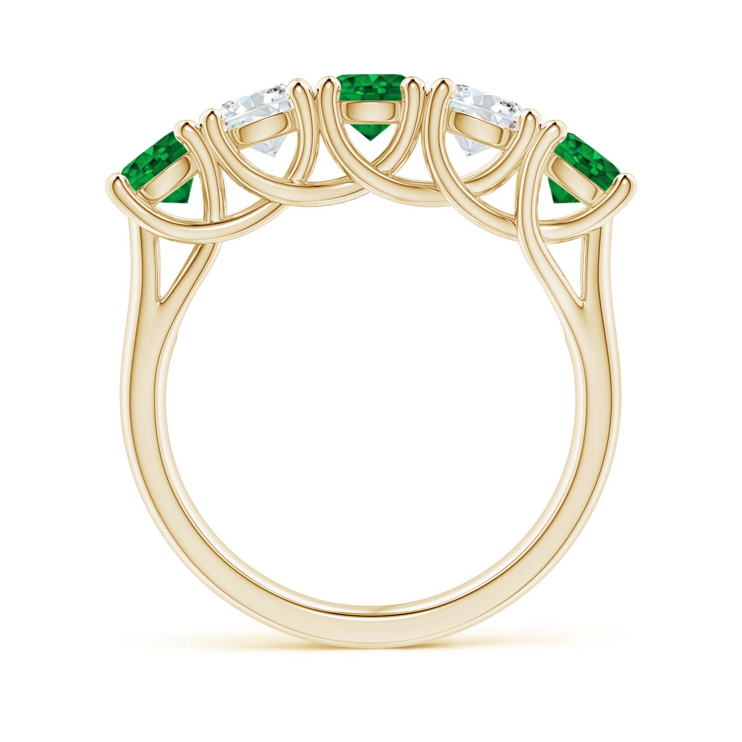 AAAA - Emerald / 1.69 CT / 14 KT Yellow Gold