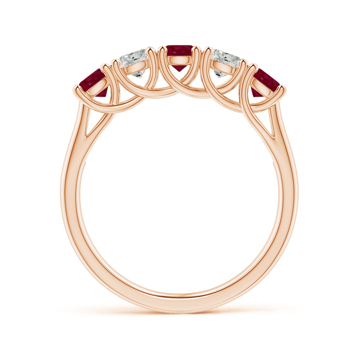 A - Ruby / 1.24 CT / 14 KT Rose Gold