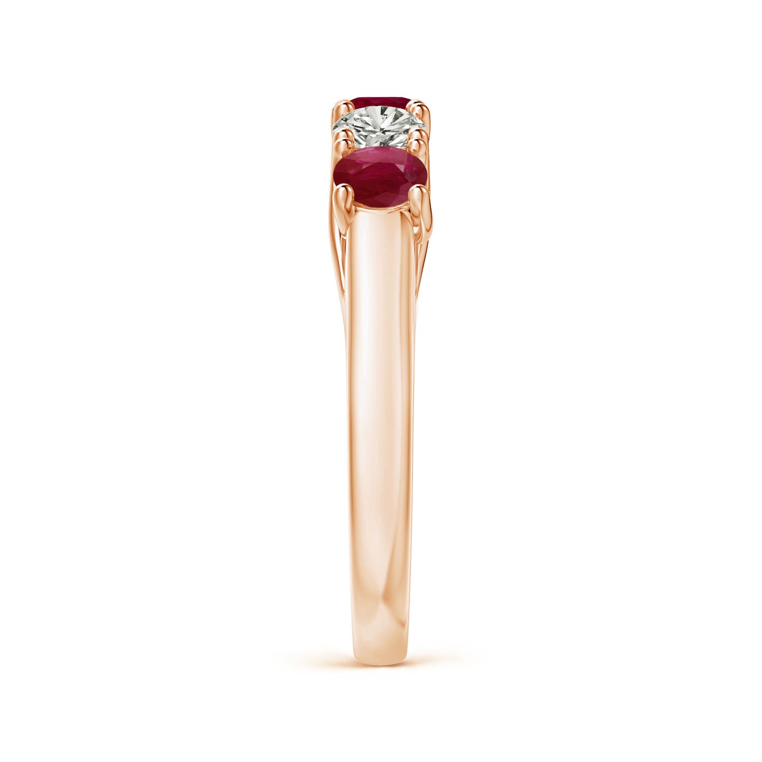 A - Ruby / 1.24 CT / 14 KT Rose Gold