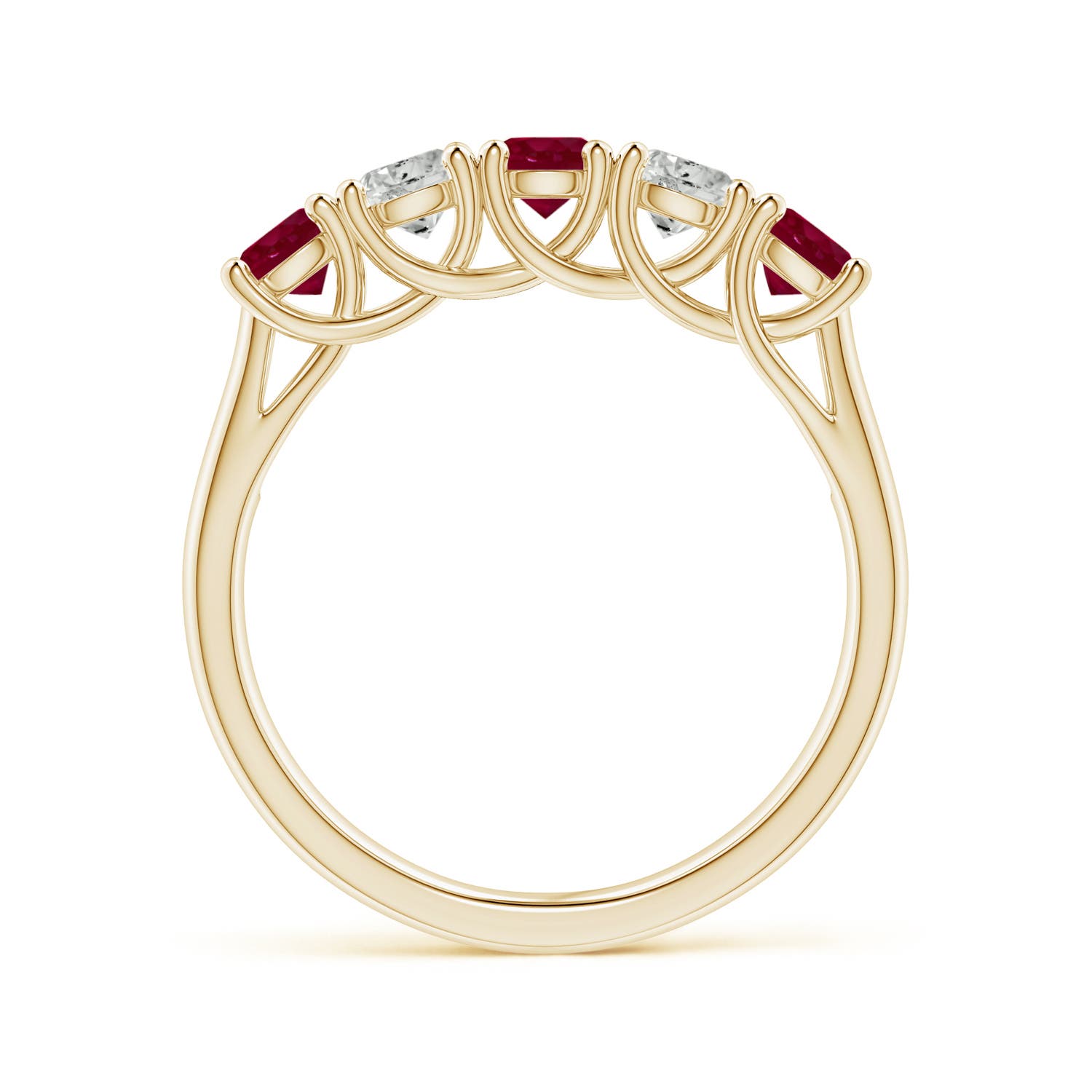 A - Ruby / 1.24 CT / 14 KT Yellow Gold