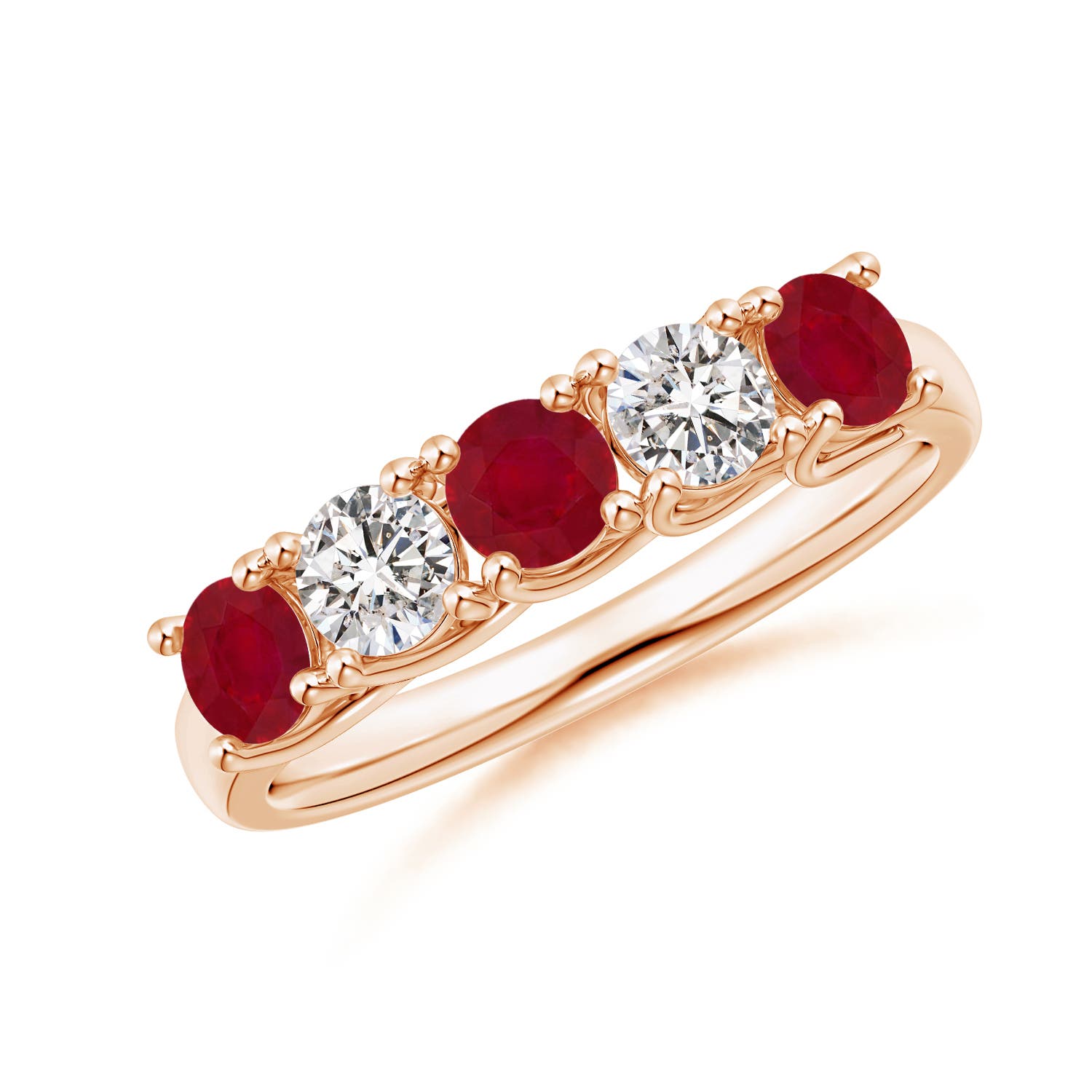 AA - Ruby / 1.24 CT / 14 KT Rose Gold