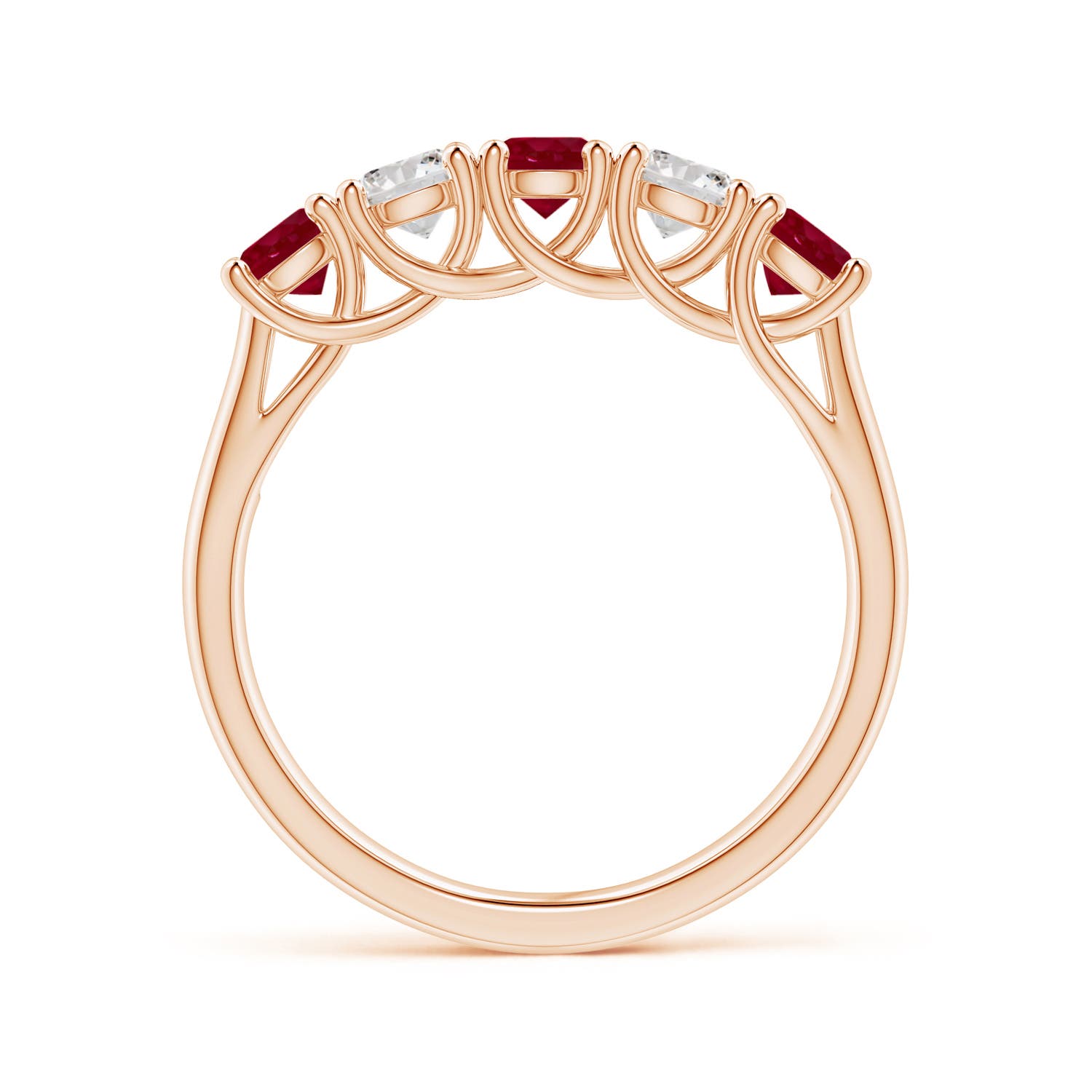 AA - Ruby / 1.24 CT / 14 KT Rose Gold