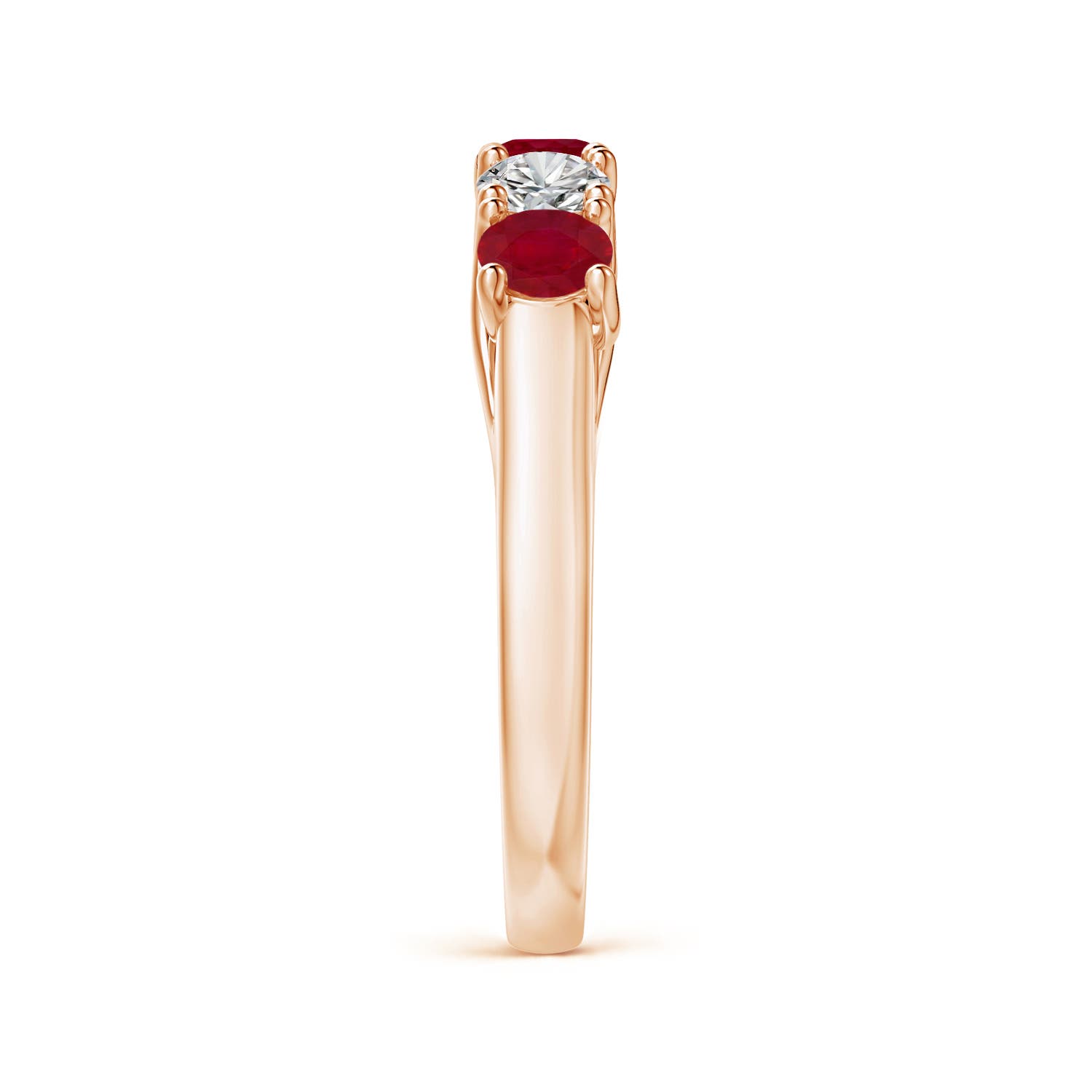 AA - Ruby / 1.24 CT / 14 KT Rose Gold