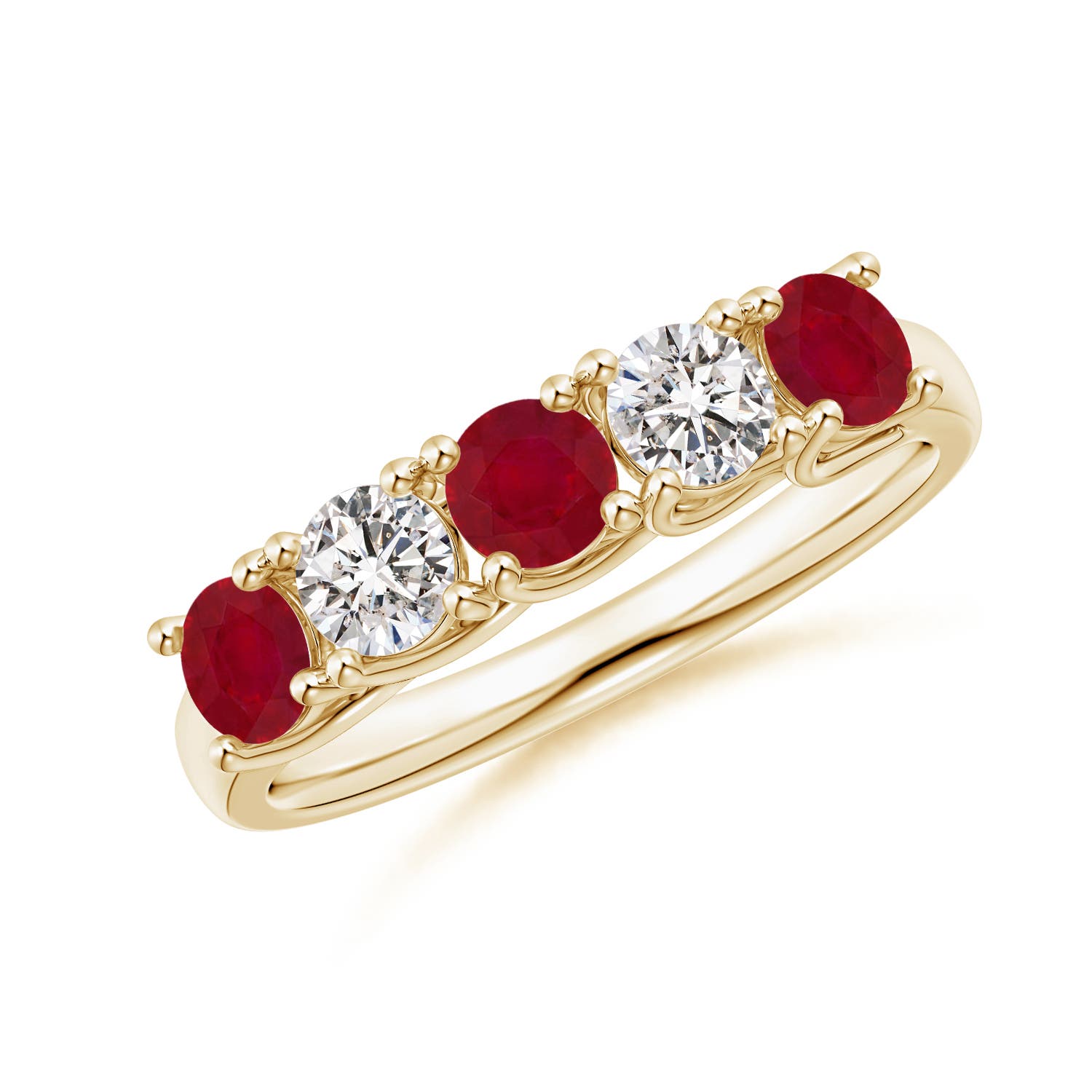 AA - Ruby / 1.24 CT / 14 KT Yellow Gold