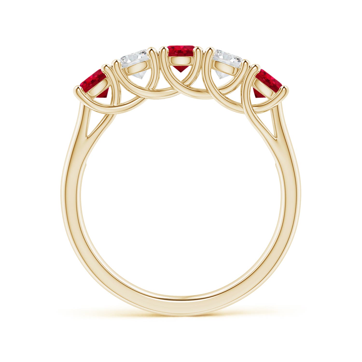 AAA - Ruby / 1.24 CT / 14 KT Yellow Gold