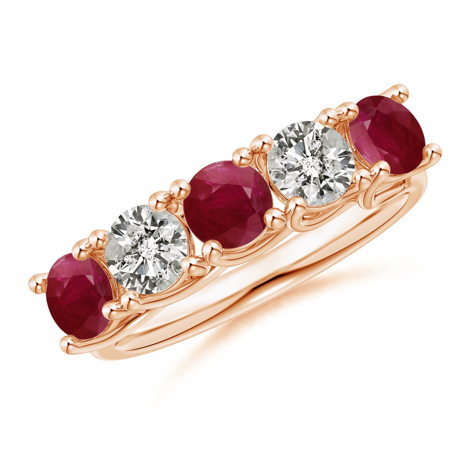 A - Ruby / 2.02 CT / 14 KT Rose Gold