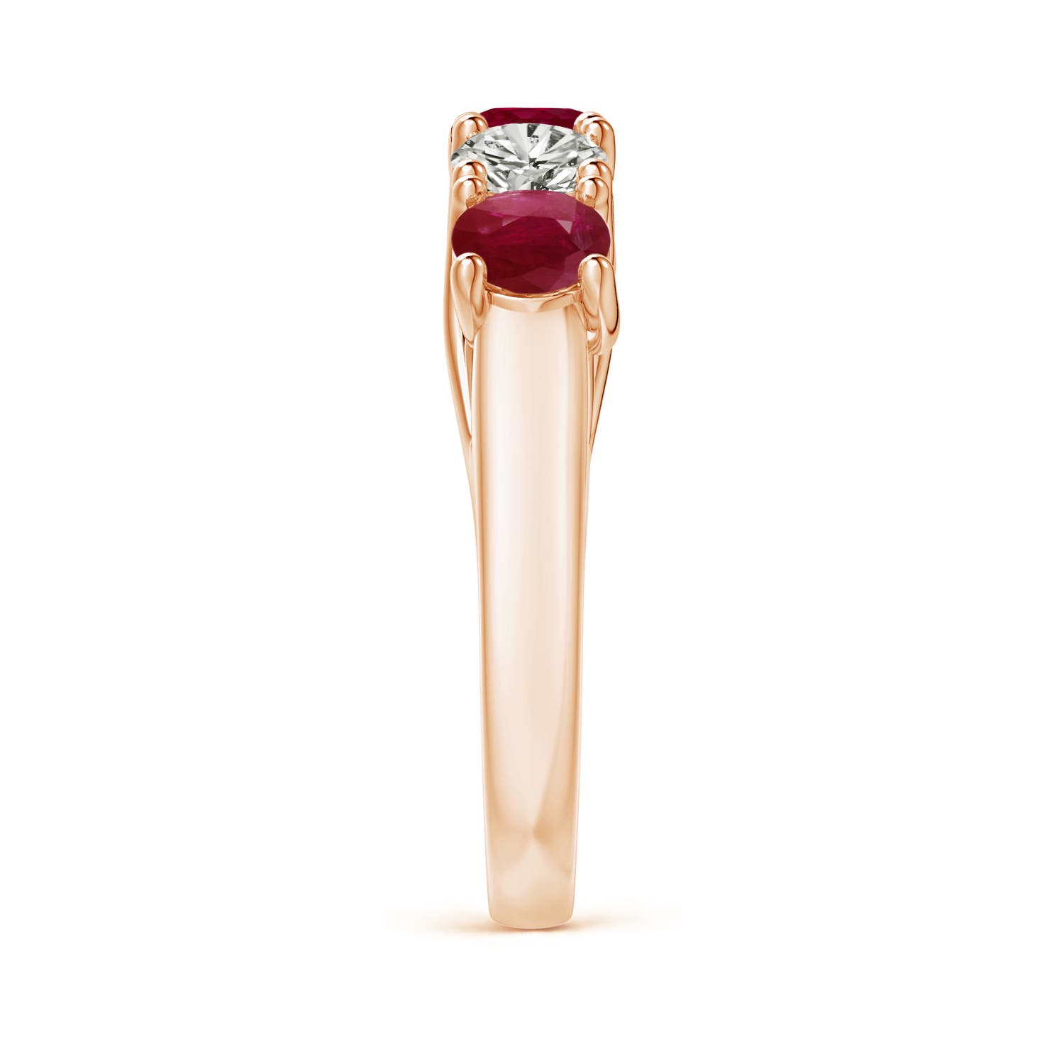 A - Ruby / 2.02 CT / 14 KT Rose Gold