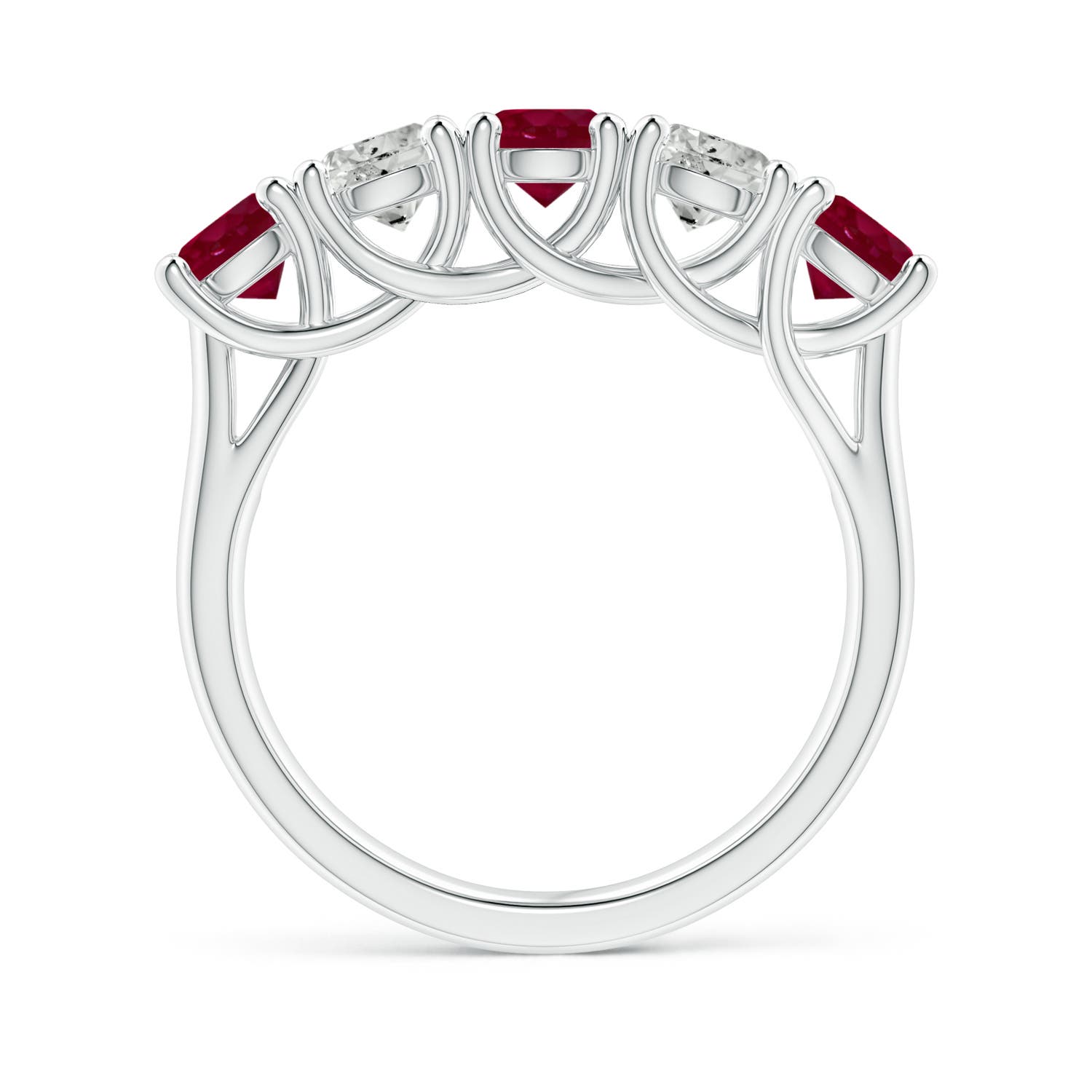 A - Ruby / 2.02 CT / 14 KT White Gold