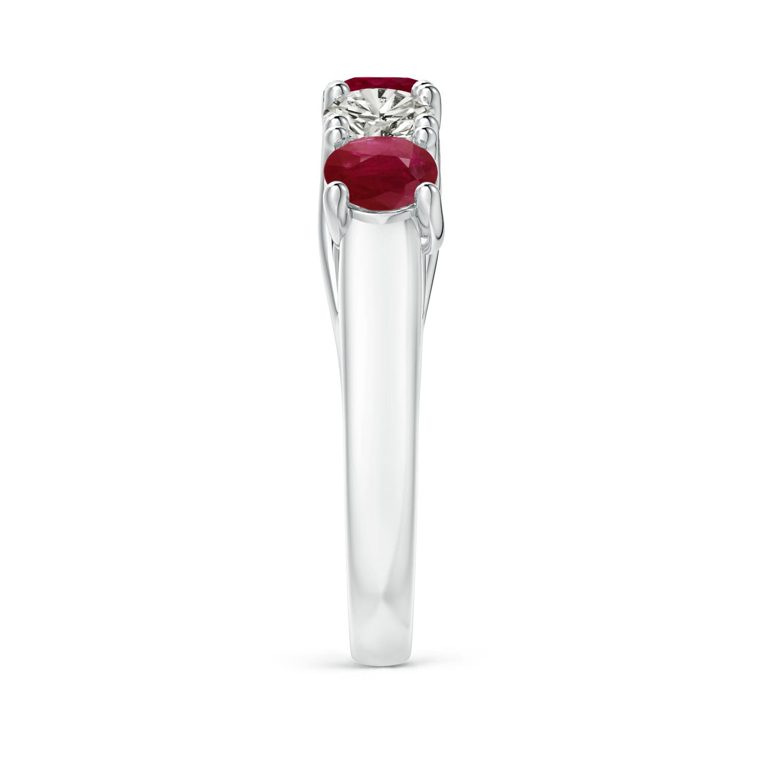 A - Ruby / 2.02 CT / 14 KT White Gold