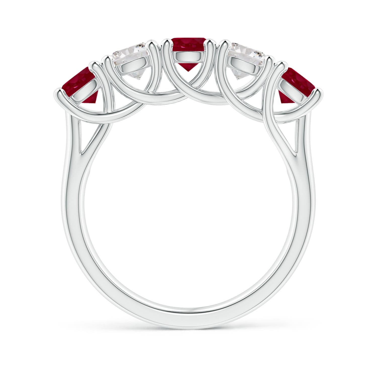 AA - Ruby / 2.02 CT / 14 KT White Gold