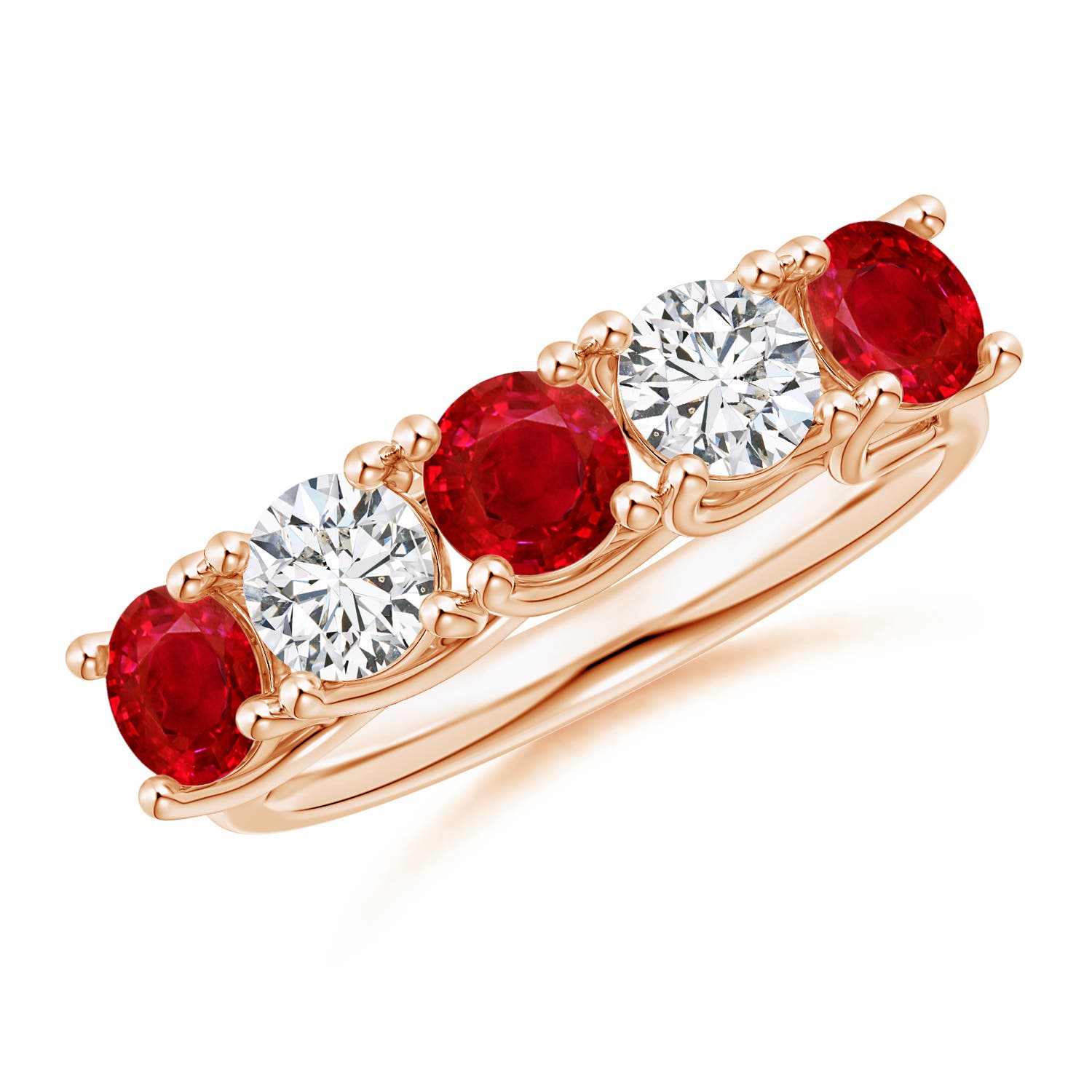 AAA - Ruby / 2.02 CT / 14 KT Rose Gold