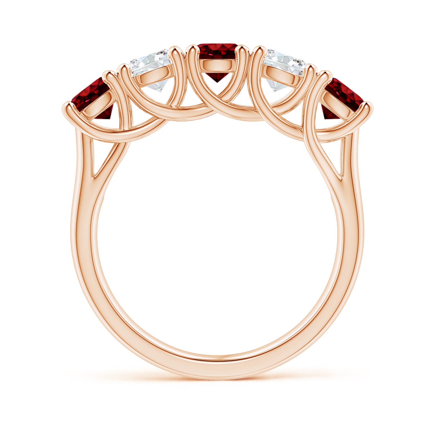 AAAA - Ruby / 2.02 CT / 14 KT Rose Gold