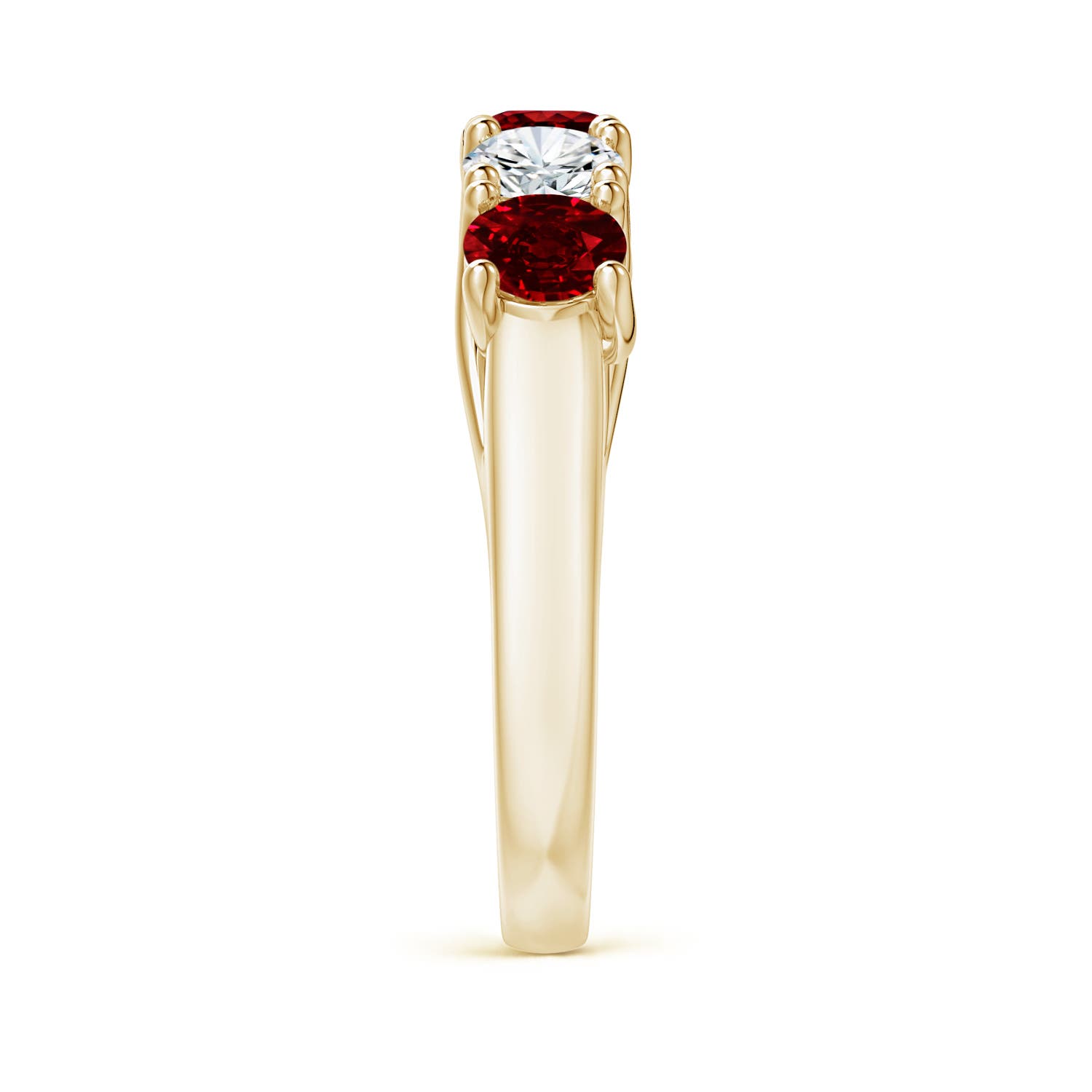 AAAA - Ruby / 2.02 CT / 14 KT Yellow Gold