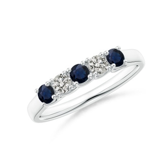 Round A Blue Sapphire