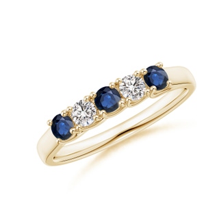 Round AA Blue Sapphire