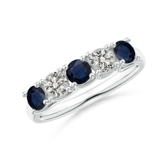 Round A Blue Sapphire