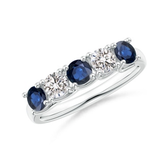 Round AA Blue Sapphire