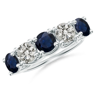 Round A Blue Sapphire