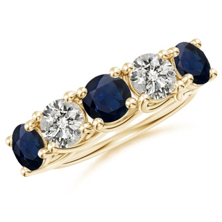 Round A Blue Sapphire