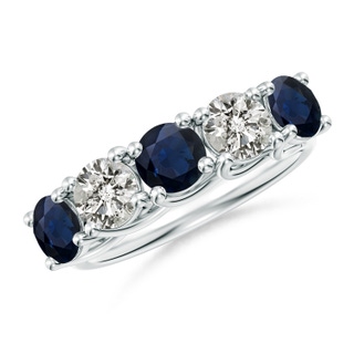 Round A Blue Sapphire