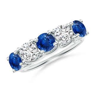 Round AAA Blue Sapphire
