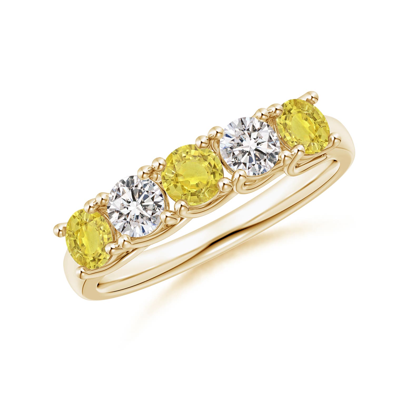 AA - Yellow Sapphire / 1.18 CT / 14 KT Yellow Gold